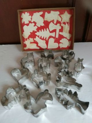 Vintage Metal Cookie Cutters For All Party Occasions Set Of 12