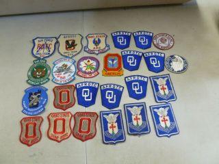 25 Assorted Military School Patches (26)