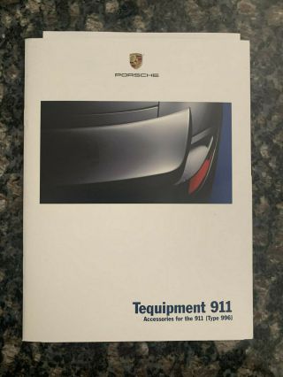 Porsche 996 911 Carrera 4s Dealer Showroom Factory Accessories Brochure,  Poster