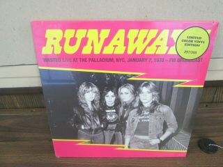 The Runaways - Wasted Live At The Palladium Nyc - January 7,  1978 - Color Vinyl
