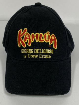 Kahlua Hat Cigars Delicioso By Drew Estate Black Strapback Kahlúa Ball Cap