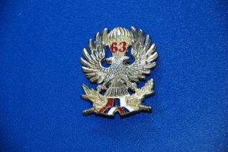 Army Of The Republic Of Serbia - Cap Badge 63 Parachute Regiment