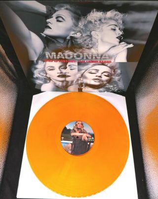 Madonna - This Is History - Rare Unreleased Lp 100 Made Orange Colored Vinyl