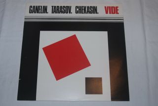 Ganelin Trio: Vide,  Leo Records 1983,  Tarasov/chekasin,  Made In England,  Vg,  /nm