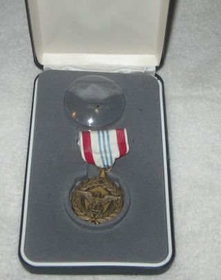 Us Army Defense Meritorious Service Medal Full Size Pin Only With Case