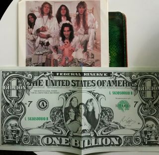 Vtg 1972 Alice Cooper Album Billion Dollar Babies Vinyl Complete W\ Bill Insert
