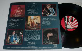 NASTY SAVAGE Self Titled S/T LP 1985 Orig Banzai Canadian Pressing NM Vinyl 2