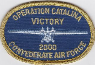 Confederate Air Force Patch Operation Catalina Victory 2000