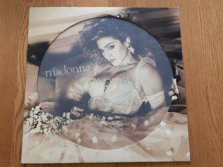 Madonna Like A Virgin Special Edition Rare Silver Edged Picture Disk Lp Vinyl