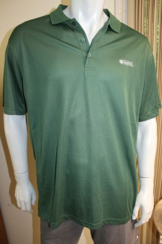 Castrol Oil Co Green Golf Shirt Unworn W/ Tags
