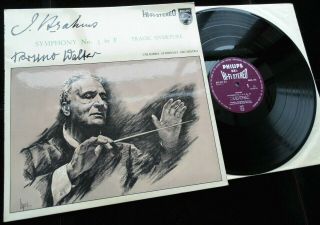 Brahms: Symphony No.  3 - Bruno Walter Philips Hi - Fi Stereo Sabl 183 Ed1 Lp