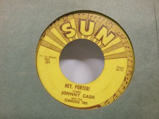 Johnny Cash & The Tennessee Two - Hey,  Porter /cry Cry Cry - Rockabilly - 7 " 45rpm