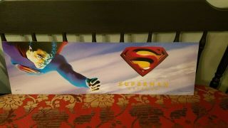 Superman Dc Comics Cardboard Store Display Sign 2006 29 " X 8.  5