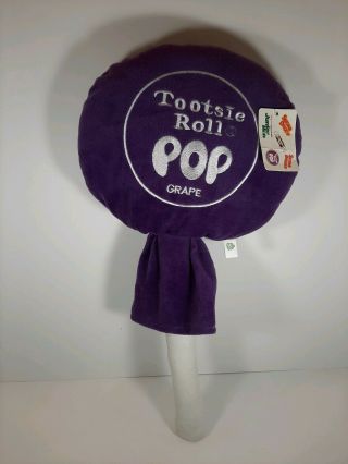 Nwt Purple Grape Tootsie Roll Pop 20 " Pillow Plush Stuffed Toy