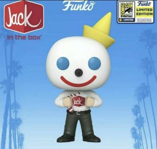 Official Sdcc 2020 Sticker Funko Pop Ad - Icons Jack Disguise Jack In The Box
