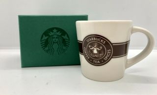 Starbucks 3 Oz Brown Mermaid Logo Coffee Tea Spice Demi Mug In Gift Box