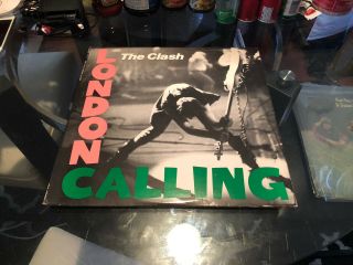 The Clash London Calling 2 Lp Nm Near Us Epic 1st Pressing Vinyl Punk Rock