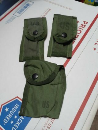 Usgi Military 9mm Nylon Ammo,  Ammunition Pouch And 1st Aide Pouch
