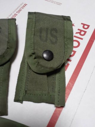 USGI Military 9MM Nylon Ammo,  Ammunition Pouch and 1st Aide Pouch 3