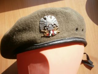 1998 Serbia Army Hat Cap Beret Badge Kosovo War 1999 Former Yugoslavia Military
