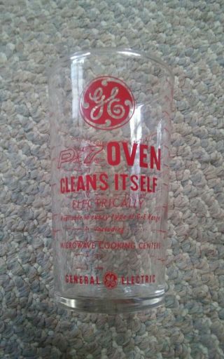 000 Vtg Ge P7 Oven Glass Measuring Cup Cleans Itself Promo