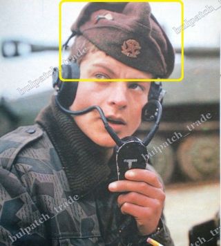 Bulgarian Army Soldier Winter Wool Frieze Uniform Cap,  Cockade Badge