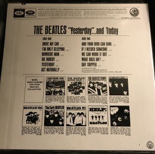 THE BEATLES - YESTERDAY & TODAY BUTCHER COVER RARE 2