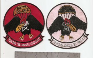 106 Us Army 507th T.  C.  Det.  Patch " Condors "