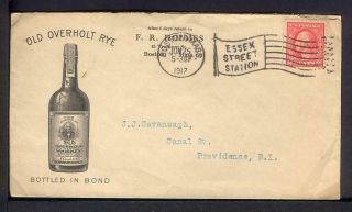 1917 Old Overholt Rye Whiskey Advertising Cover