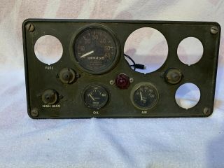 Instrument Panel For Military Truck