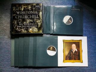 Decca Wsc1 - 12 Winston S Churchill " His Memories And Speech " 12lp Deluxe Box Set