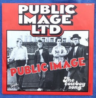 Public Image Limited Public Image 45 Rare 1978 French Press Picture Sleeve,  Ex