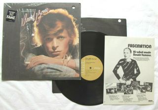 David Bowie ‎young Americans Orig 1975 Rca Lp Insert Shrink Hype 1st Promo Nm