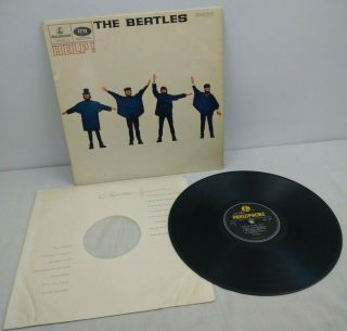 The Beatles - Help - 1965 Uk Mono 1st Press Vinyl Lp Xex 549 - 2 Xex 550 - 2