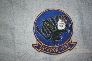 Us Navy Attack Squadron 153 (va - 153) " Blue Tail Flies " Patch