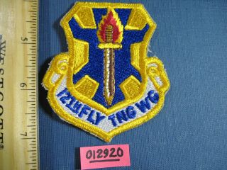 Usaf Air Force Patch Squadron 12th Flying Training Wing Ftw