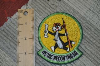 Usaf 45th Tac Recon Training Squadron 45 Trts Rf - 4c Patch