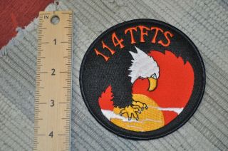 Usaf 114th Tactical Fighter Training Squadron 114 Tfts Patch Or Ang Guard 1/2