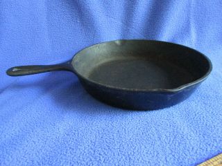 Vintage No.  8 Sk Cast Iron Skillet Frying Pan D2,  10 & 1/2 " W/ Heat Ring Usa