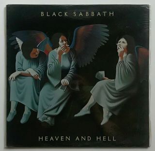 1980 Black Sabbath Album Heaven And Hell Vinyl W\ Shrink Dio Lp Nr