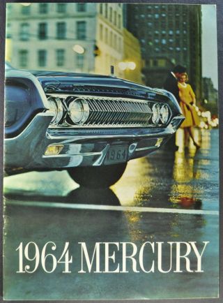 1964 Mercury Brochure Park Lane Montclair Monterey Marauder Wagon Orig