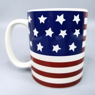 Ralph Lauren Polo 1997 Heartland Coffee Cup Mug American Flag Stars Stripes