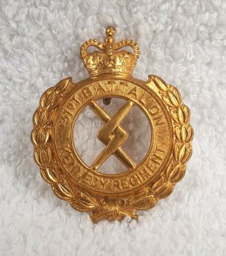 Rare Vintage Brass Australian Army 31st Battalion Kennedy Regiment Hat Badge