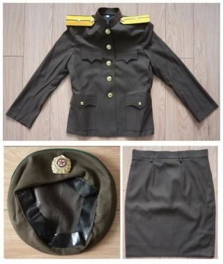 DPRK Korea Korean Police female uniform set 3