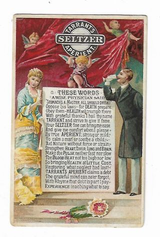 Old Medicine Trade Card Tarrant 