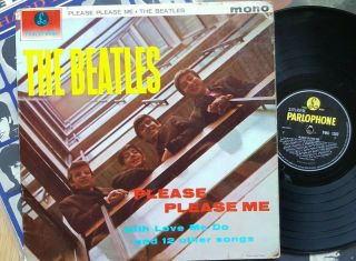 The Beatles Please Please Me Uk 3rd Y/b Pmc 1202 Rubber Soul Loud Cut 579 - 1 - 1