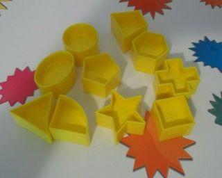 Tupperware Tuppertoys Shape O Ball Complete Set Of 10 Replacement Shapes Only