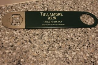 Tullamore Dew Irish Whiskey Green Rubber Covered Metal Key Bottle Opener Sh