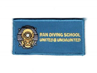 Obsolete Royal Australian Navy - Ran Diving School Patch