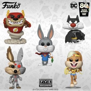 Funko Pop Animation Dc Looney Tunes - Set Of 5 - Fye Exclusive